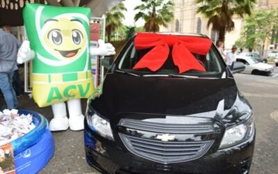 ACV entrega carro e TV da promoção de Natal, nesta quarta
