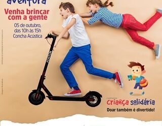 ACV promoverá atividades para crianças neste sábado, na Concha Acústica