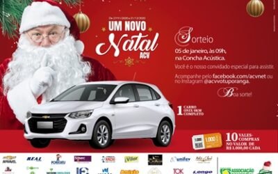 Campanha de Natal: ACV promove sorteio nesta terça-feira