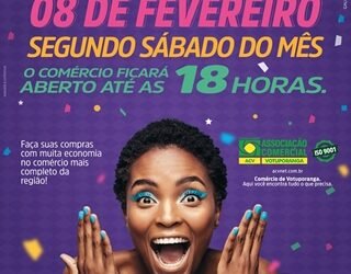 Lojas abertas até às 18h, neste sábado
