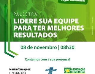 Palestra gratuita fala sobre liderança nas empresas