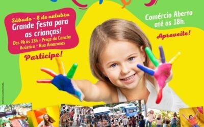 Sábado tem comércio aberto até 18h e festa das crianças