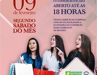 Segundo sábado: lojas ficam abertas até às 18h